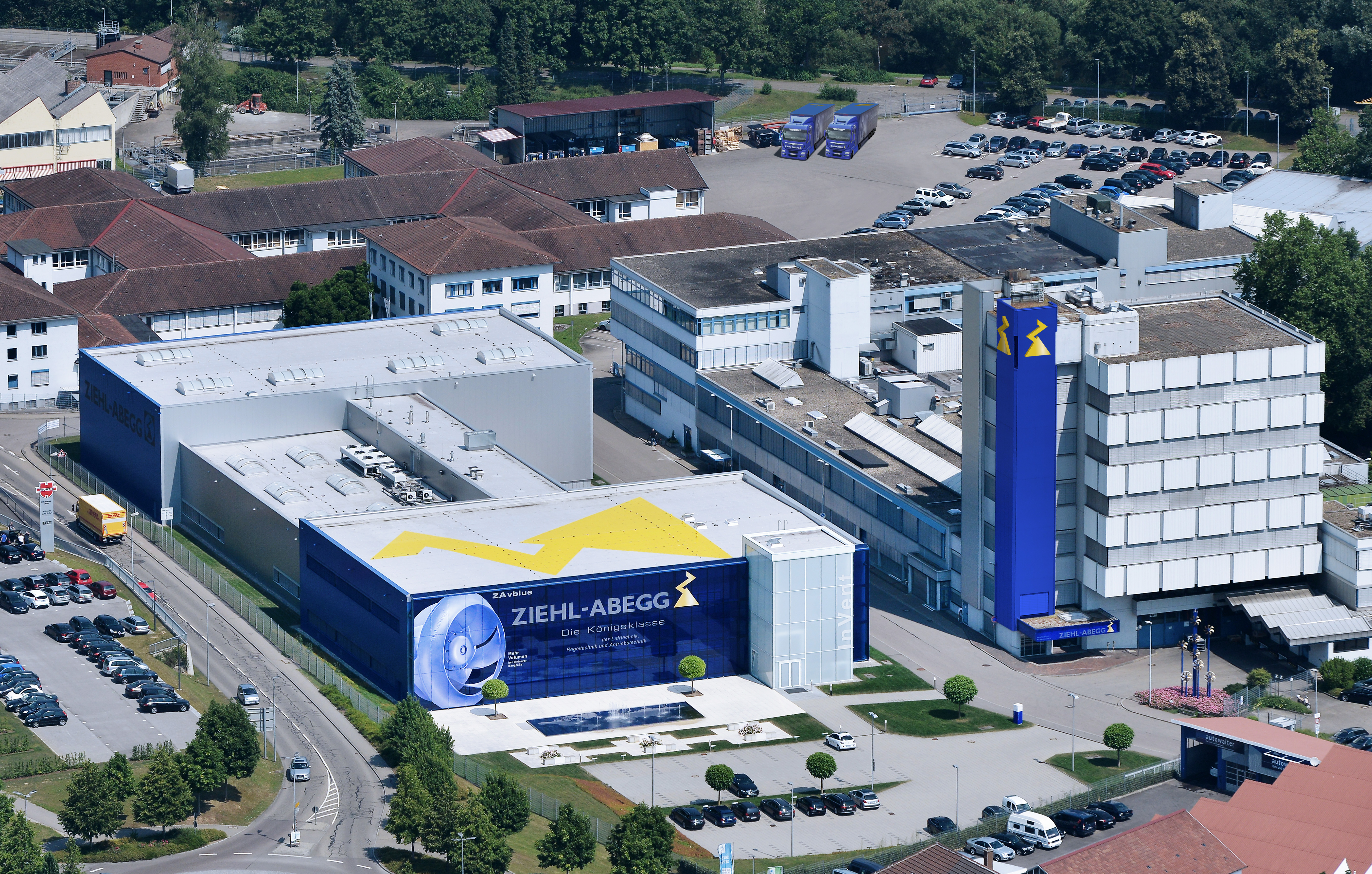 Werksgelände ZIEHL-ABEGG in Künzelsau